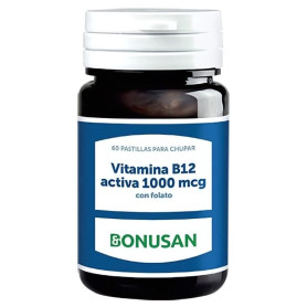 Vitamina B12 Activa 1000Mcg 60 Comprimidos Bonusan