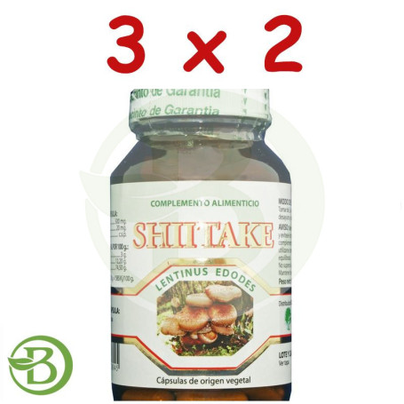 Pack 3x2 Shiitake Golden Green 120 Cápsulas