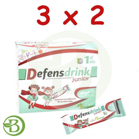 Pack 3x2 Defens Drink Junior 28 Sticks Pinisan