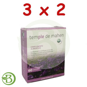 Pack 3x2 Temple 60 cápsulas Mahen