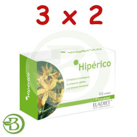 Pack 3x2 Hiperico 60 Comprimidos Eladiet