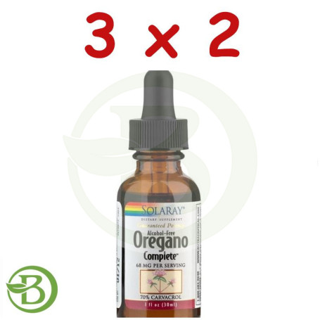 Pack 3x2 Orégano Complete 30Ml. Solaray