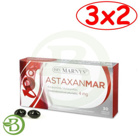 Pack 3x2 Astaxanmar 30 Cápsulas Marnys