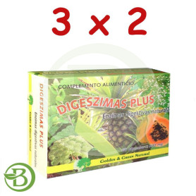 Pack 3x2 Digeszimas Plus Golden Green 60 Cápsulas