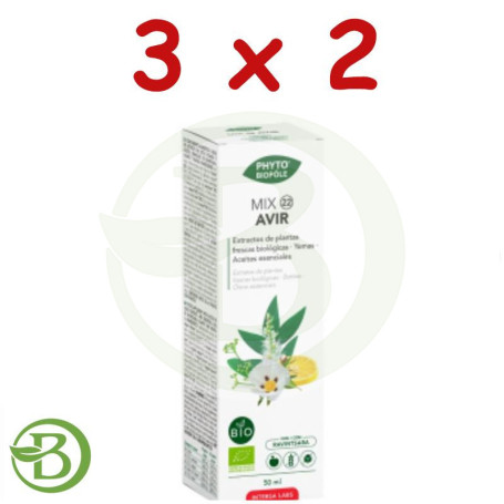 Pack 3x2 Phyto-Biopole Nº 22 Mix Avir 50Ml. Intersa