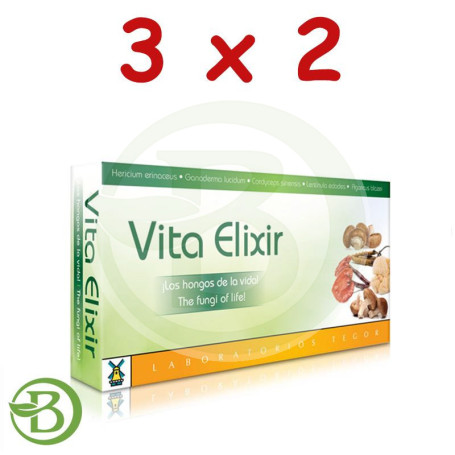 Pack 3x2 Vita Elixir 60 Cápsulas Tegor