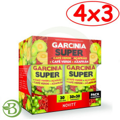 Pack 4x3 Garcinia Super 30+30 Novity