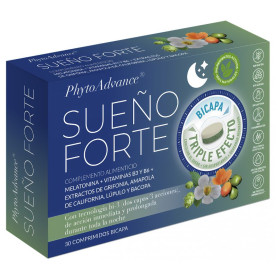 Sueño Forte 30 Comprimidos. Bicapa Phytoadvance