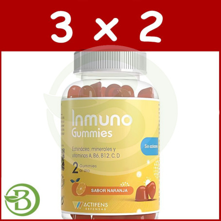 Pack 3x2 Inmuno Gummies 60 Gummies Herbora