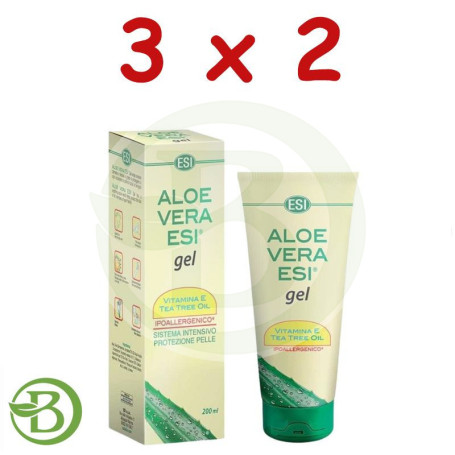 Pack 3x2 Aloe Vera Gel con Arbol De Te 200Ml Esi
