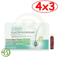 Pack 4x3 Placenta Vegetal Capilar 25Ml. Shila