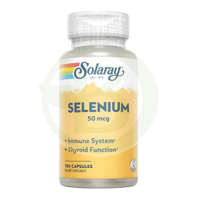 Selenium 50Mcg. 100 Cápsulas Solaray