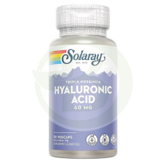 Ácido Hialurónico 60Mg. 30 Cápsulas Solaray