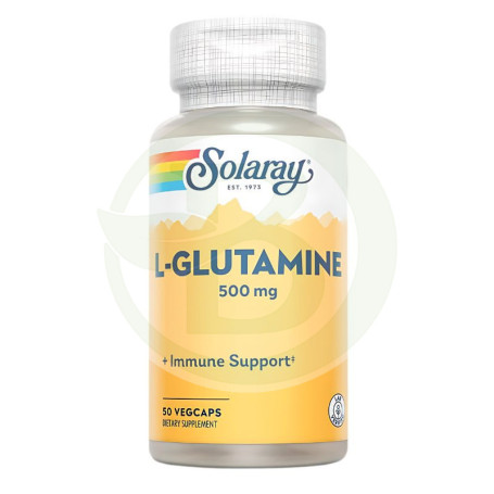 L-Glutamine 500Mg. 50 Cápsulas Solaray