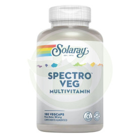 Spectro Vegetarian Fórmula Multi-Vita-Min 180 Cápsulas Solaray