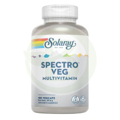 Spectro Vegetarian Fórmula Multi-Vita-Min 180 Cápsulas Solaray
