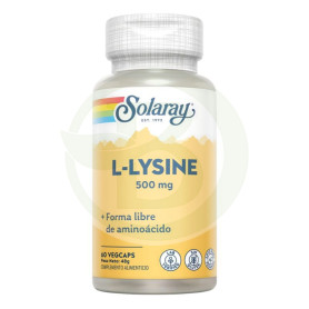 L-Lysine 500Mg. 60 Cápsulas Solaray