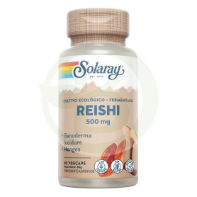 Reishi Fermentado 60 Cápsulas 500Mg. Solaray