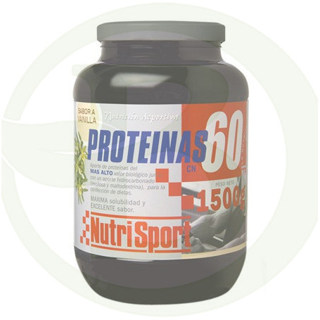 Proteínas 60% 1500Gr. Vainilla Nutrisport