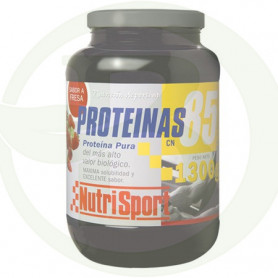 Proteínas 85% 1300Gr. Fresa Nutrisport