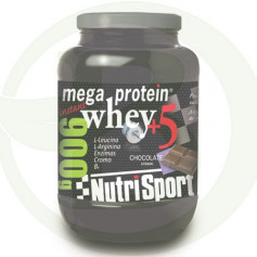 Mega Protein 5 Whey 900Gr. Fresa Nutrisport