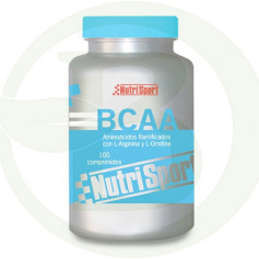 BCAA Aminoácidos Ramificados 100 Comprimidos 1g. Nutrisport