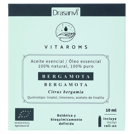 Aceite Esencial Bergamota Bio 10Ml Vitaroms Drasanvi