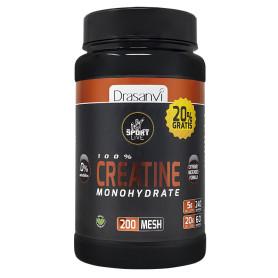 Creatina Monohidrato 200 Mesh 1Kg+20% Regalo Sport Live Drasanvi