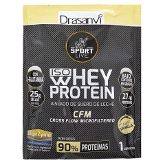 Monodosis Whey Protein Aislado Vainilla 30G Sport Live Drasanvi