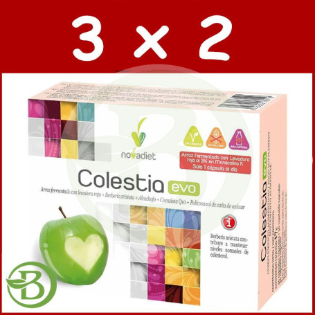 Pack 3x2 Colestia Evo 30 Capsulas Novadiet