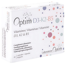 Optim D3-K2-B5 45 Cápsulas Laboratorios Optim