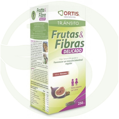 Frutas y Fibras Delicado Jarabe 250Ml. Ortis