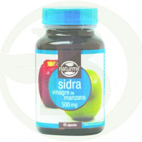 Sidra 500Mg. (Vinagre de Manzana) 45 Cápsulas Naturmil