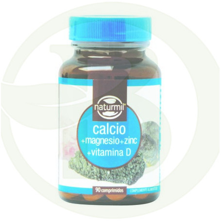 Calcio + Magnesio + Zinc + Vitamina D 90 Comprimidos Naturmil