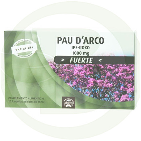 Pau D´Arco Fuerte 20 Ampollas 15Ml. Naturmil