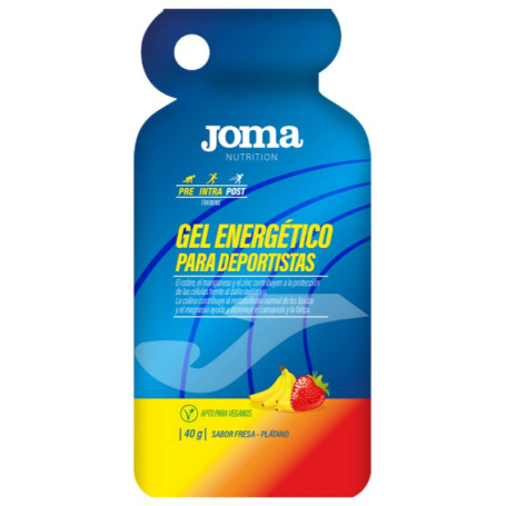 Gel Energético Deportistas Sabor Fresa y Plátano Joma Nutrition