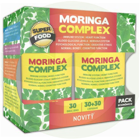 Moringa Complex 30 + 30 Cápsulas Novity