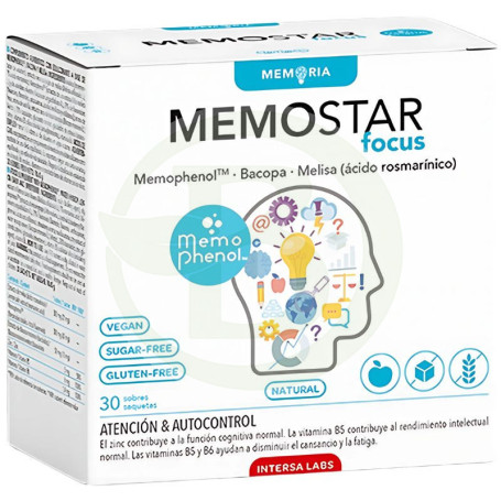 Memostar Focus 30 Sobres Intersa