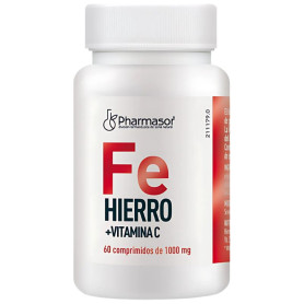 Hierro + Vitamina C 60 Comprimidos Soria Natural