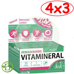 Pack 4x3 Vitamineral Nutri 30 Capsulas Dietmed