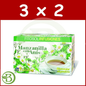 Pack 3x2 Manzanilla Anís 20 Filtros Ynsadiet