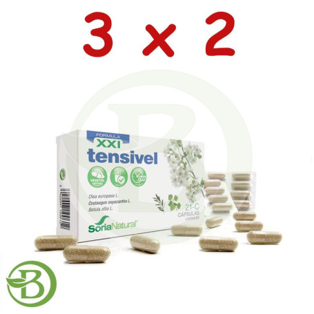 Pack 3x2 Tensivel 30 Cápsulas Soria Natural