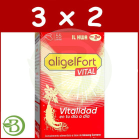 Pack 3x2 Aligelfort Vital 55 Perlas Il Hwa