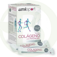 Colágeno con Magnesio + Vitamina C 20 Sticks AML Sport Ana Mª La
