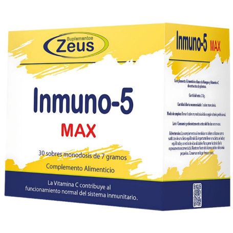 Inmuno-5 Max 30 Sobres Zeus