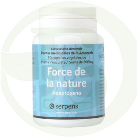 Force de la Nature Pfaffia Paniculata 90 Cápsulas 300Mg. Serpens