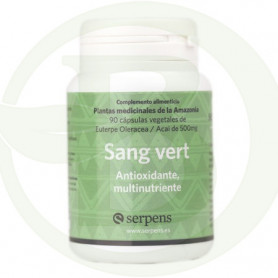 Sang Vert Euterpe Oleracea 90 Cápsulas 500Mg. Serpens