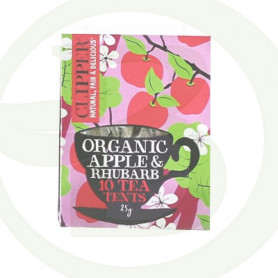 Pirámide Té Verde con Manzana y ruibarbo CL064 Clipper