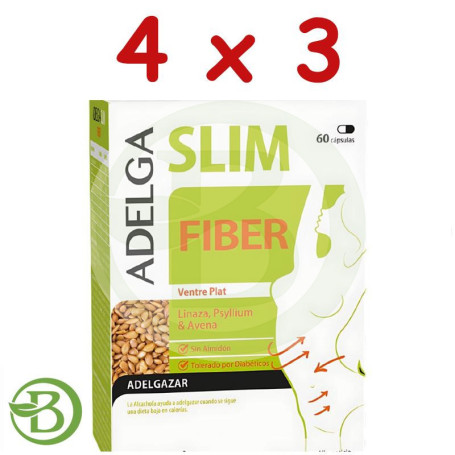 Pack 4x3 Adelgaslim Fiber Dietmed