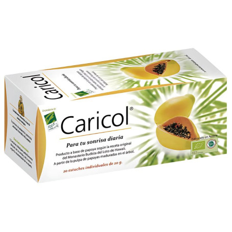 Caricol 20 Estuches Individuales 100% Natural
